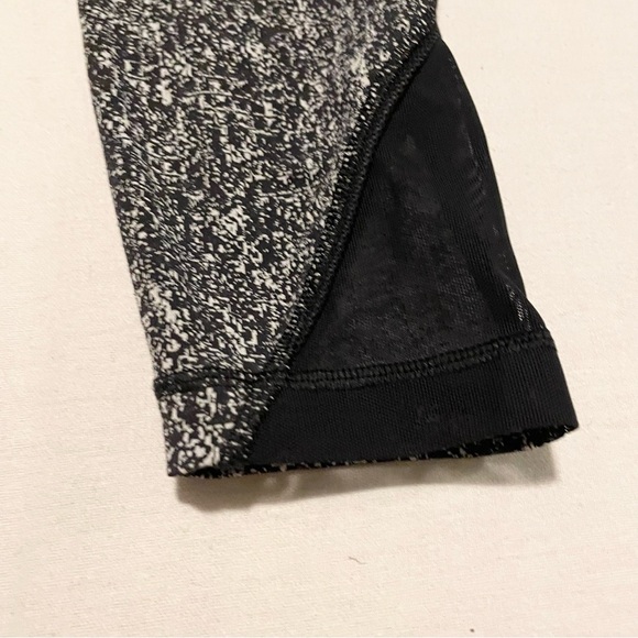 Lululemon Inspire Tight II Power Luxtreme Suited Jacquard Black White Size 6 - Picture 15 of 16